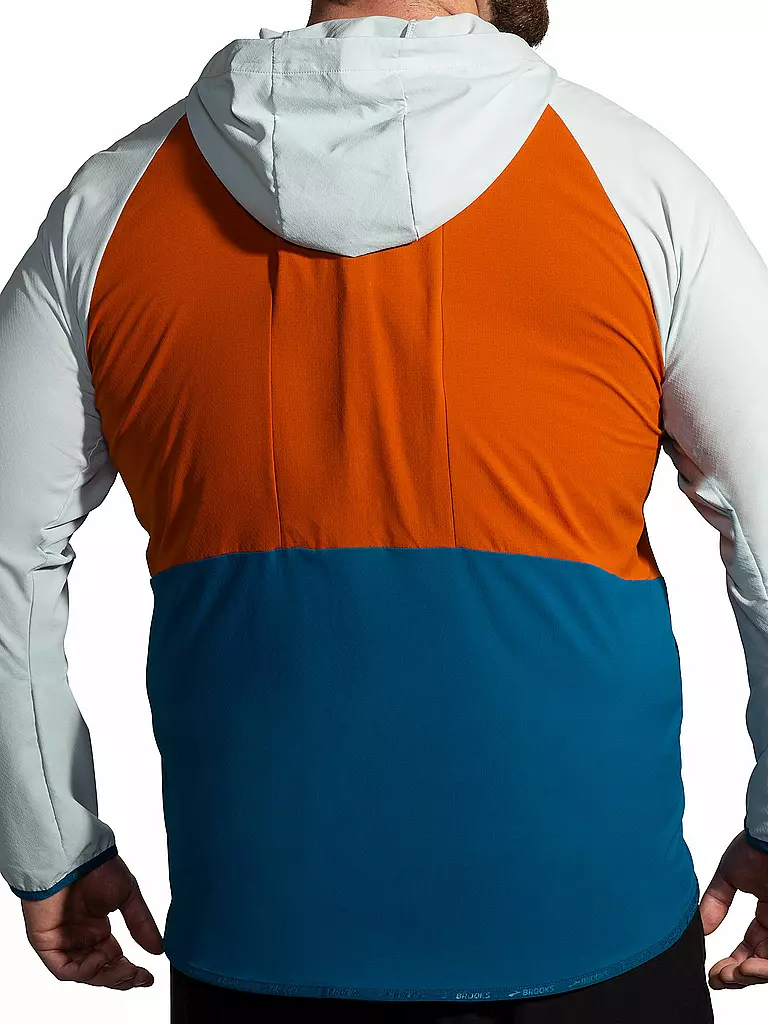 BROOKS | Herren Laufjacke Canopy | Arancione