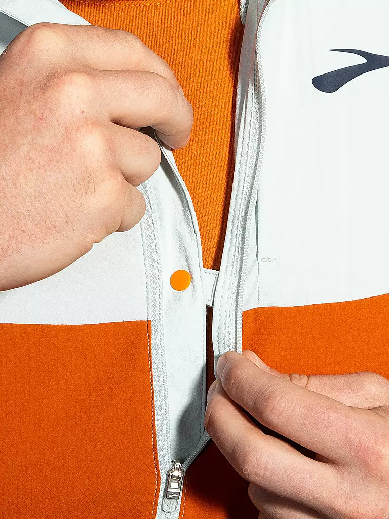 BROOKS | Herren Laufjacke Canopy | Arancione