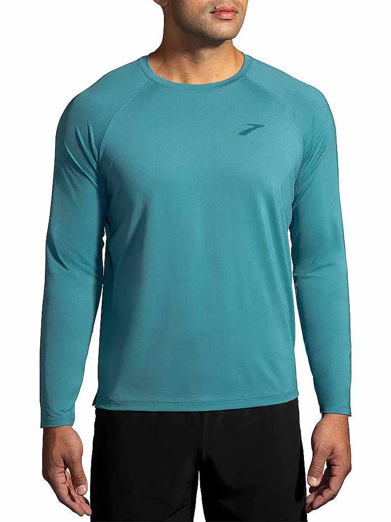 BROOKS | Herren Laufshirt Atmosphere 2.0 LS | Blu chiaro