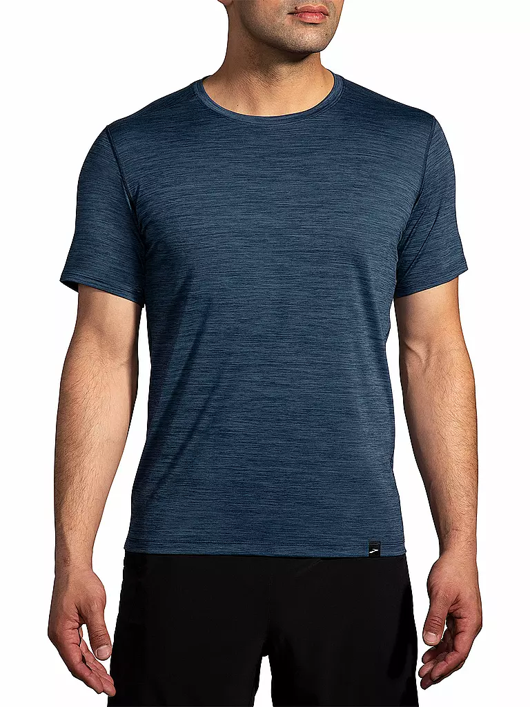 BROOKS | Herren Laufshirt Luxe | Blu scuro