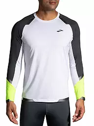 BROOKS | Herren Laufshirt Visible | Bianco