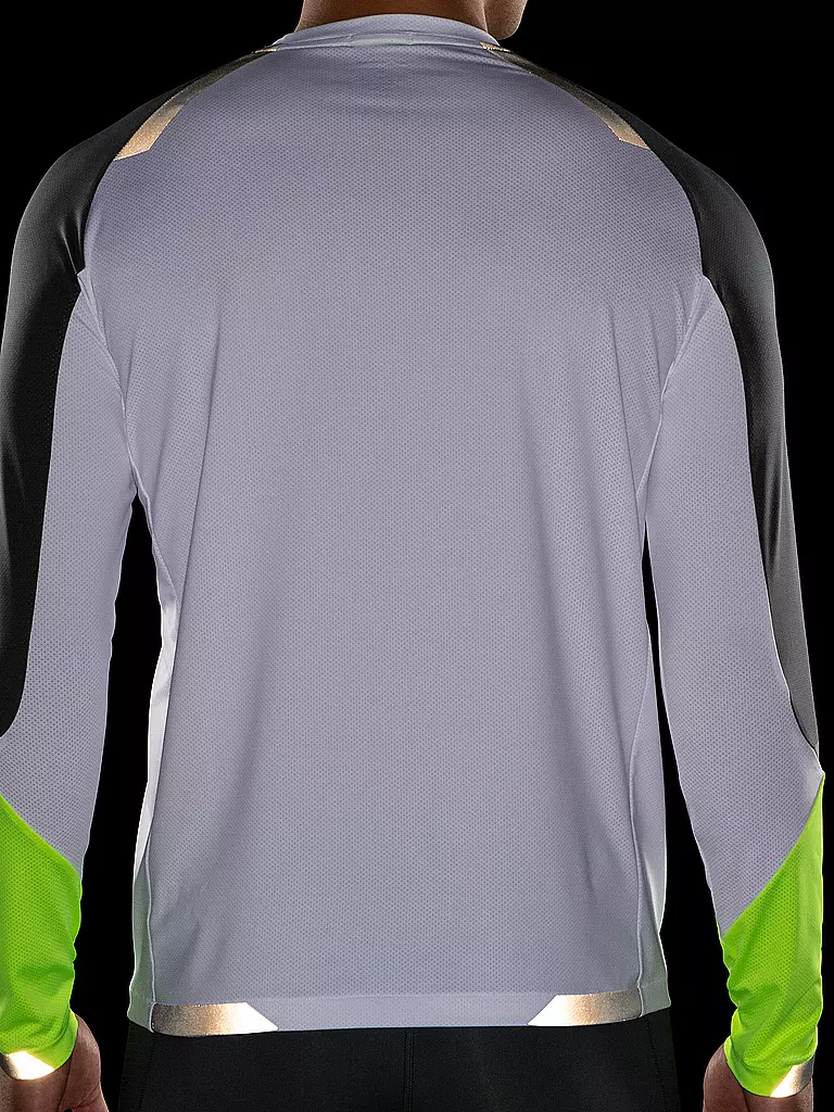 BROOKS | Herren Laufshirt Visible | Bianco