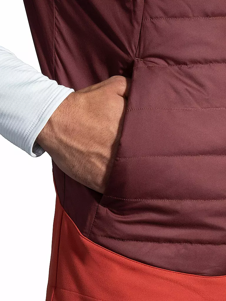 BROOKS | Herren Laufweste Shield Hybrid Vest 2.0 | Rosso