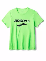 BROOKS | Maglietta da fitness da uomo Distance | Giallo