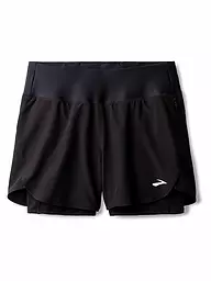 BROOKS | Pantaloncini da running da donna Chaser 5 2in1 2.0 | Nero