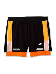 BROOKS | Pantaloncini da running da uomo Run Visible 5" 2in1 2.0 | Nero