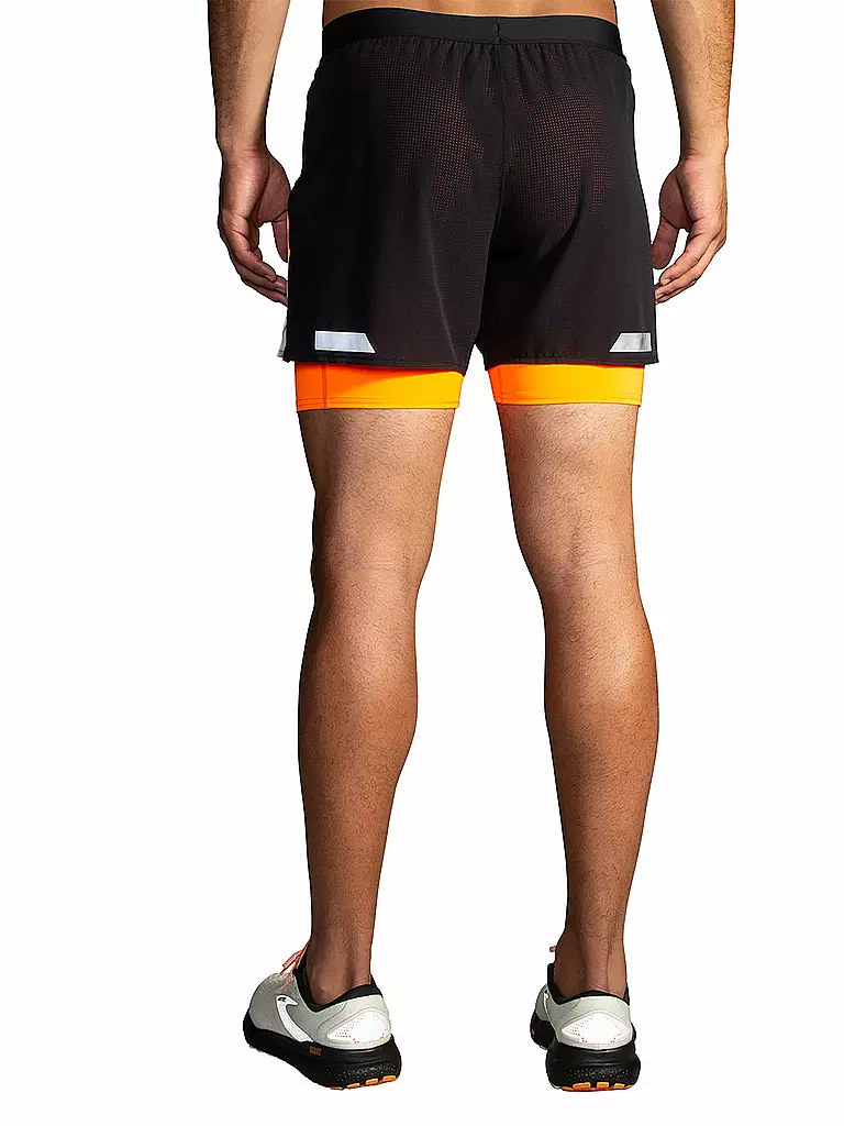 BROOKS | Pantaloncini da running da uomo Run Visible 5" 2in1 2.0 |