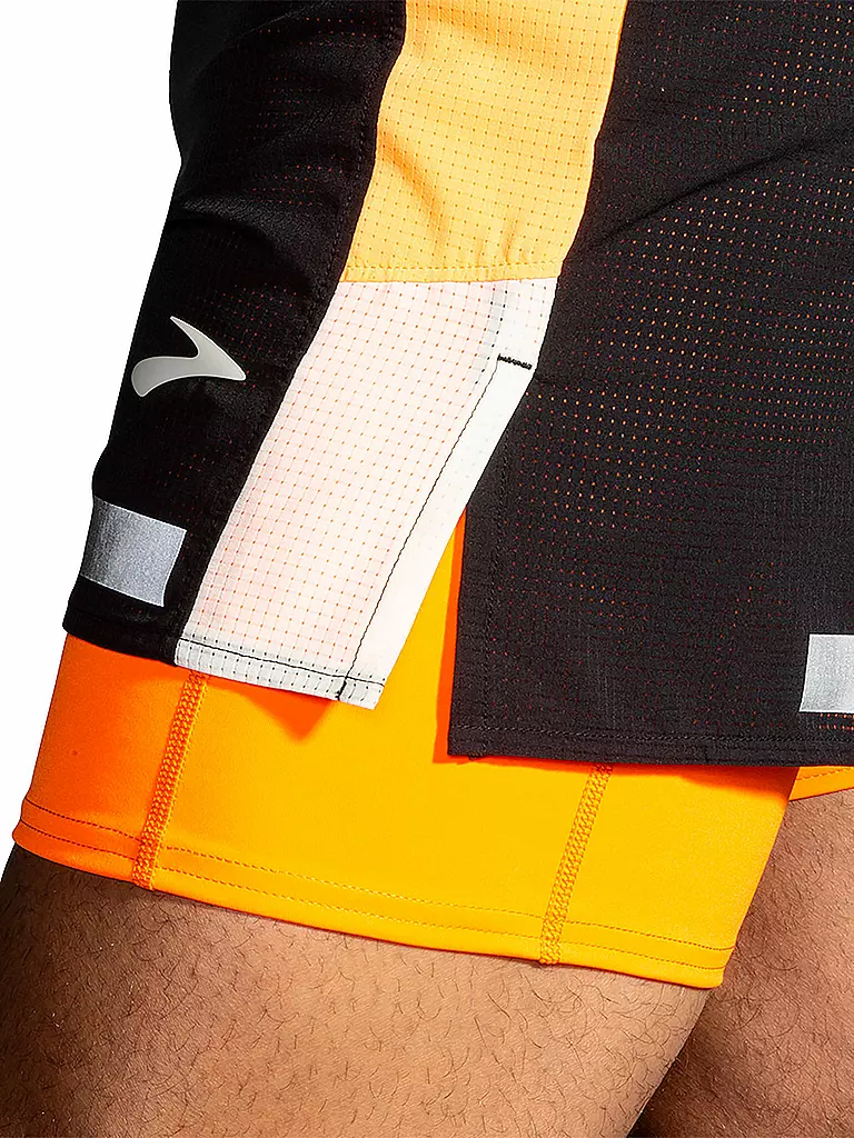 BROOKS | Pantaloncini da running da uomo Run Visible 5" 2in1 2.0 |