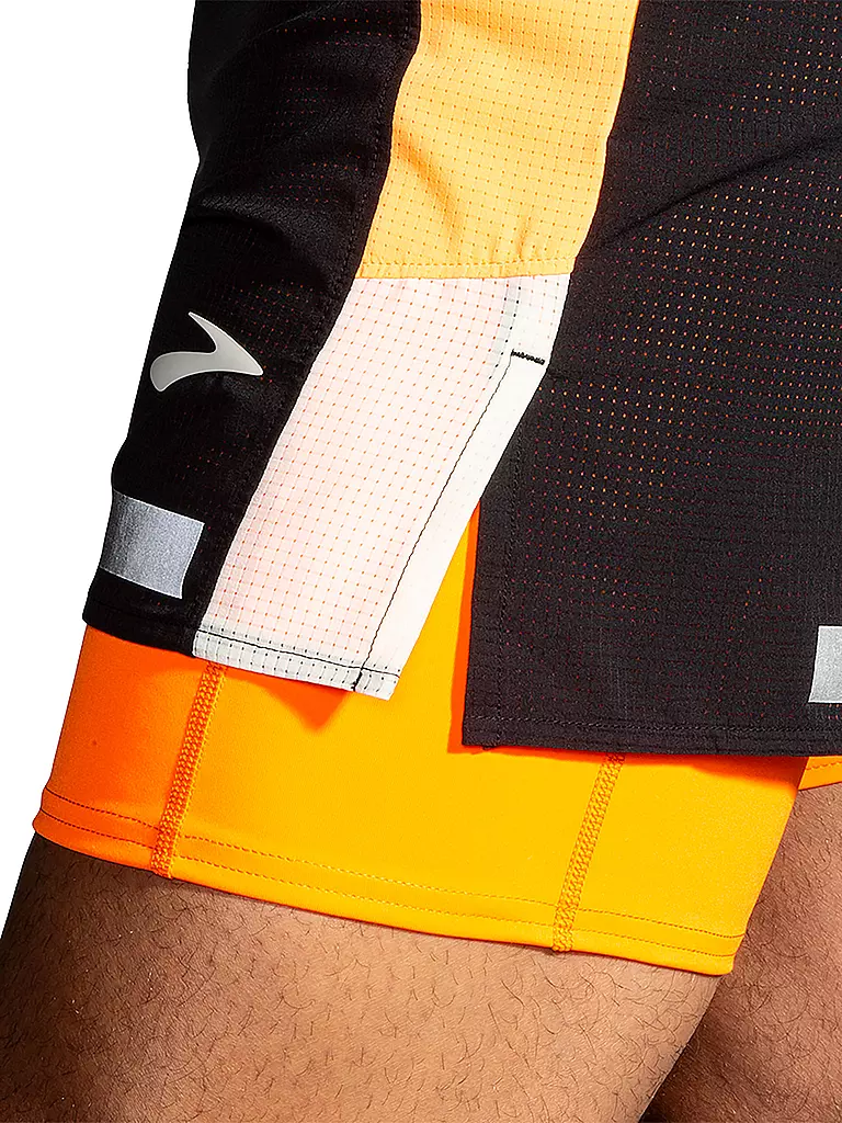 BROOKS | Pantaloncini da running da uomo Run Visible 5" 2in1 2.0 |