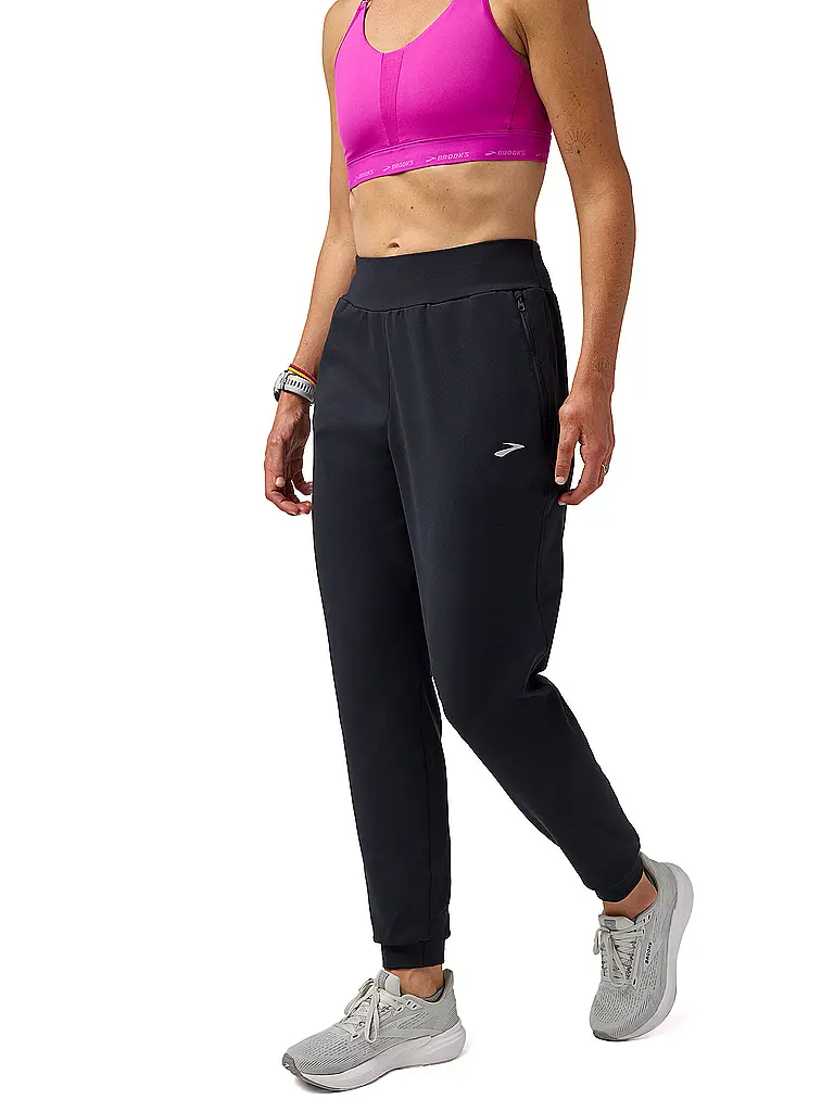 BROOKS | Pantaloni da running termici da donna Momentum 2.0 | Nero