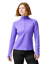BROOKS | Zipshirt da running da donna Dash 3.0 | Lilla