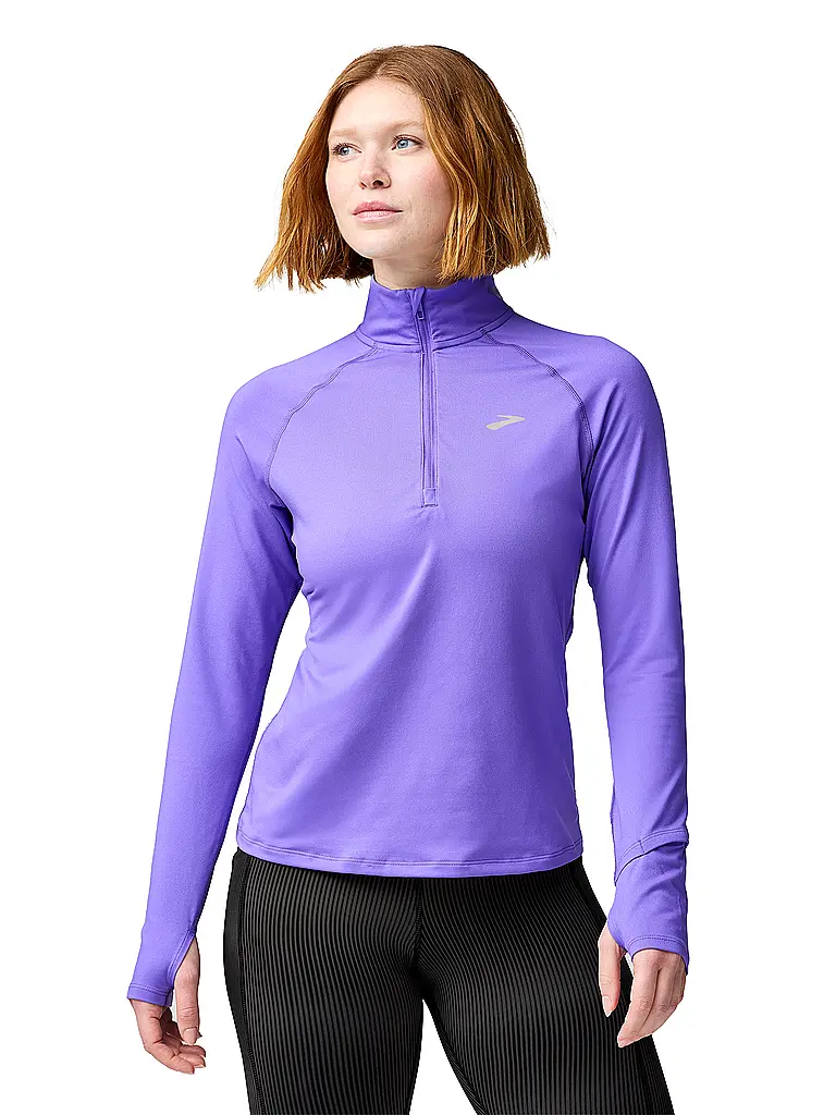 BROOKS | Zipshirt da running da donna Dash 3.0 | Lilla