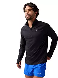 BROOKS | Zipshirt da running da uomo Dash 3.0 | Nero