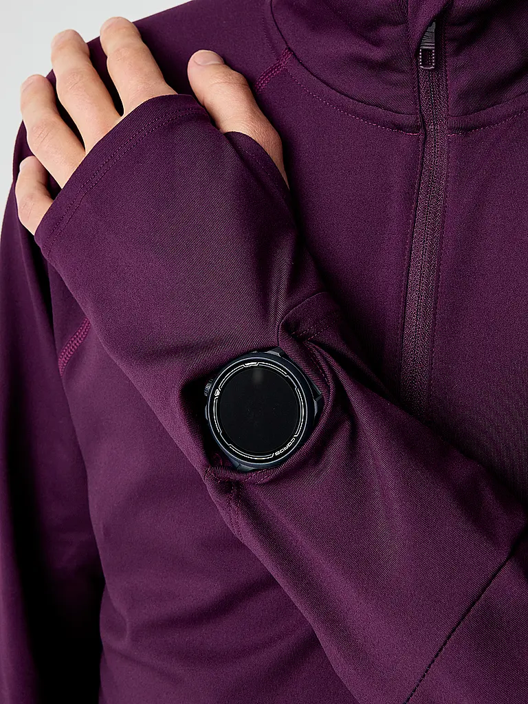 BROOKS | Zipshirt da running da uomo Dash 3.0 | Rosso scuro