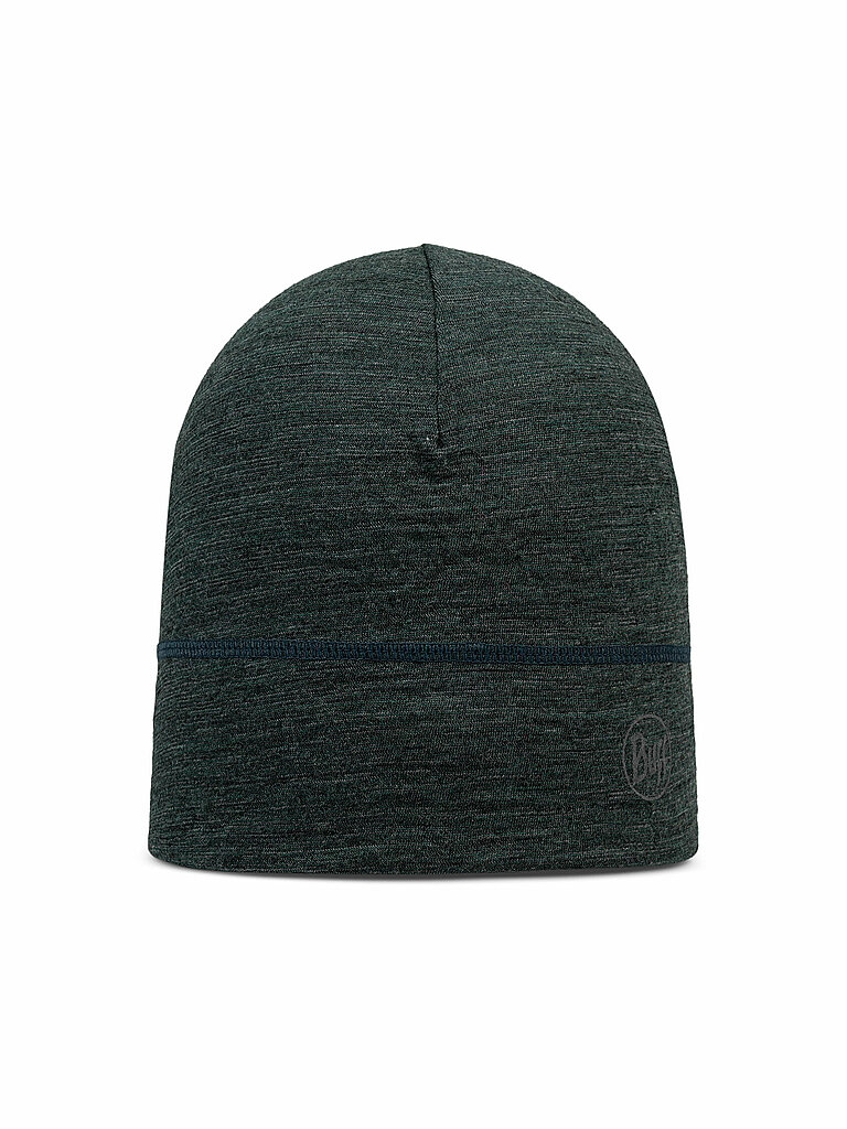 Berretto Lightweight in Lana Merino verde scuro