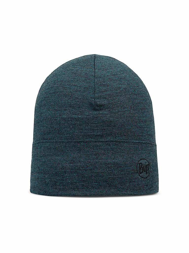 Berretto in lana merino di peso medio blu