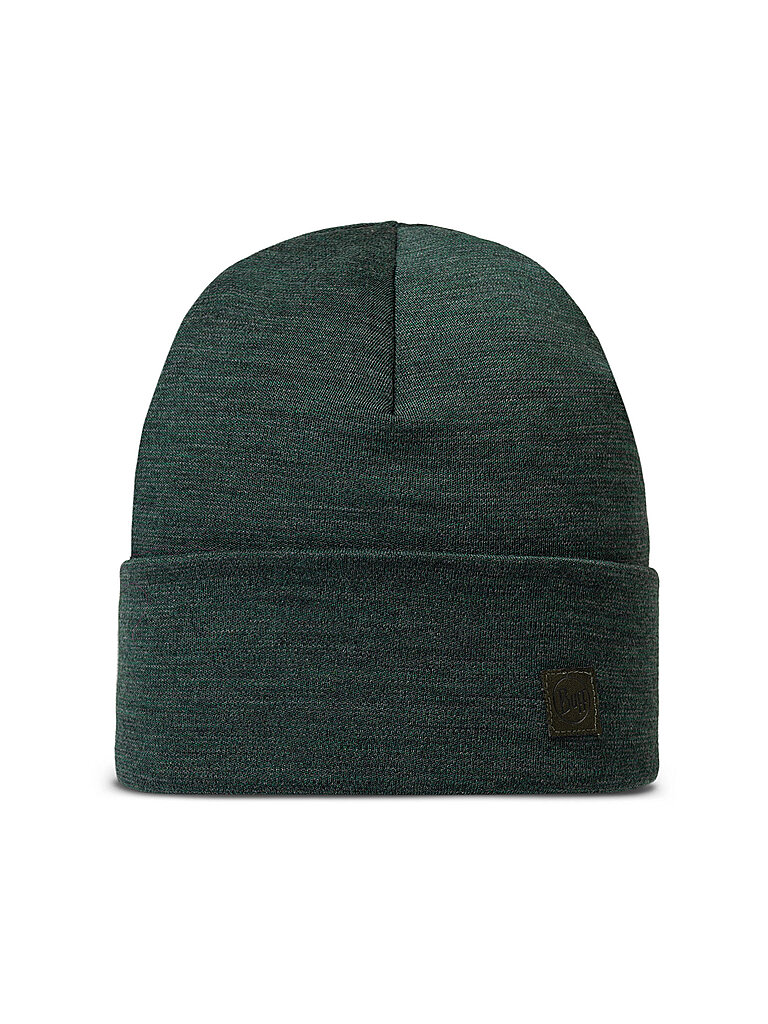 Berretto Heavyweight in Lana Merino verde scuro