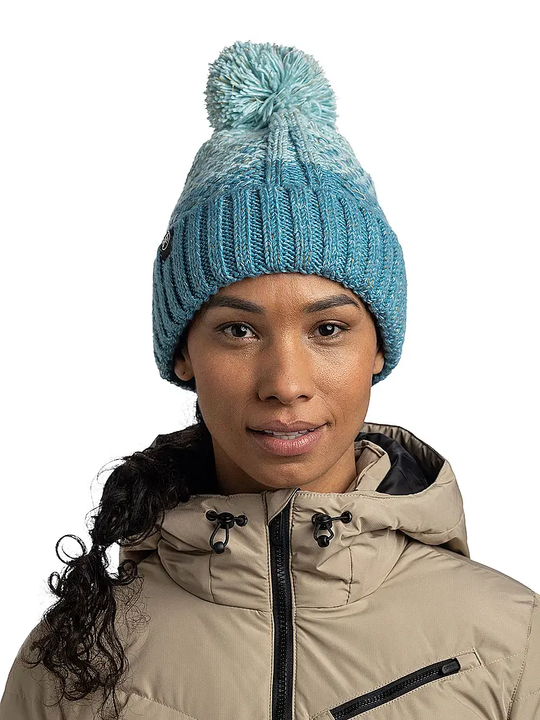 BUFF | Berretto Anka con pompon | Petrolio