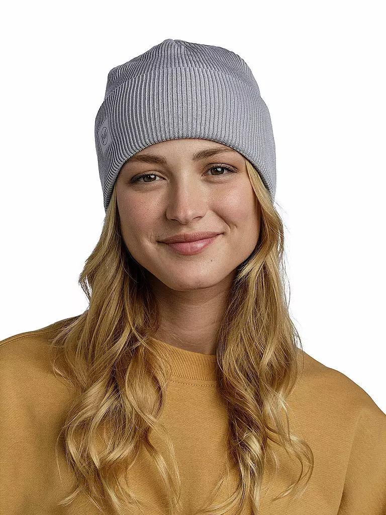 BUFF | Berretto CrossKnit | Grigio chiaro