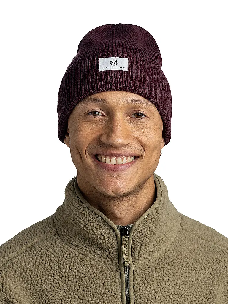 BUFF | Berretto da donna Drisk Knitted | Rosso scuro