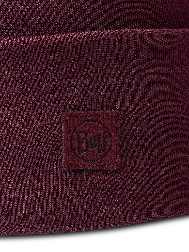 BUFF | Berretto Heavyweight in lana merino | Rosso scuro