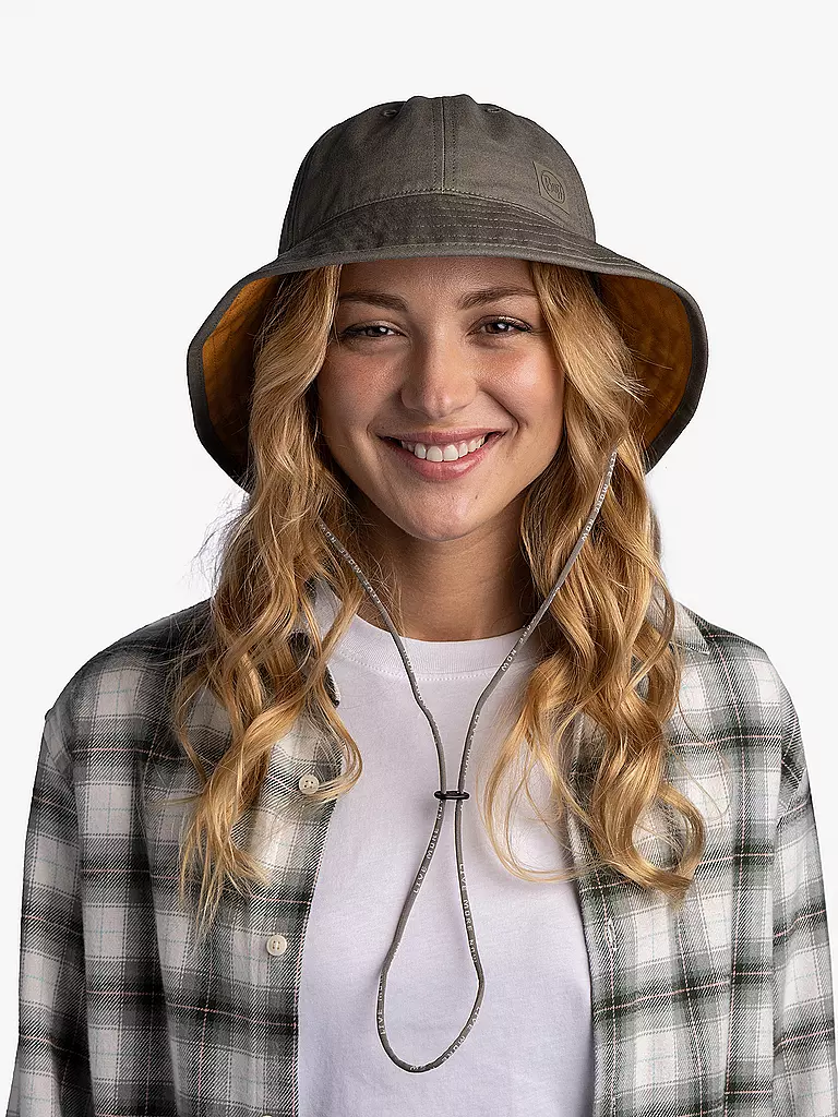 BUFF | Bucket Hat NMAD con cordino | Oliva