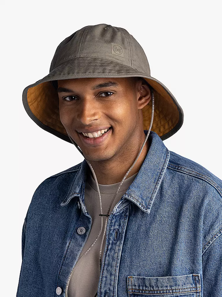 BUFF | Bucket Hat NMAD con cordino | Oliva