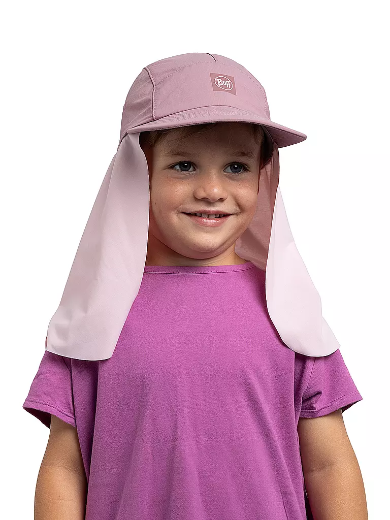 BUFF | Cappellino Desert per bambini con protezione per il collo | Rosa