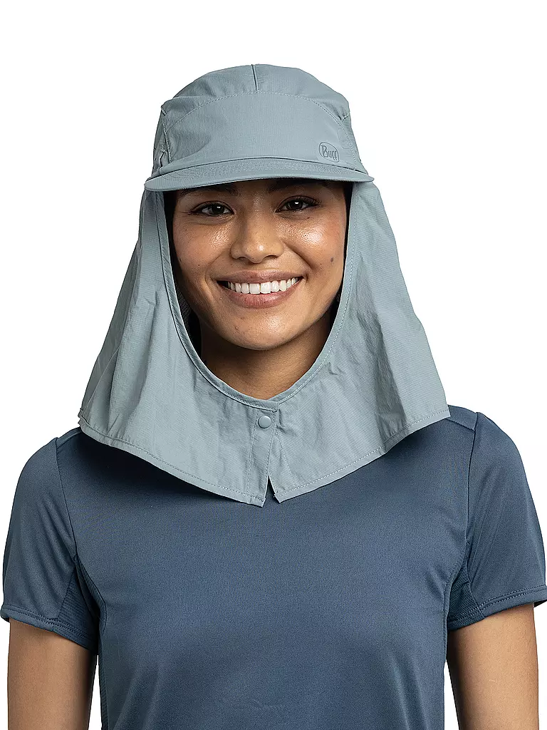 BUFF | Cappello Desert con protezione per il collo | Petrolio