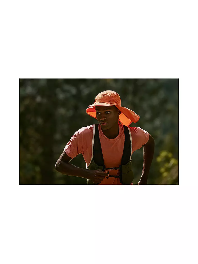 BUFF | Cappello Desert con protezione per il collo | Arancione