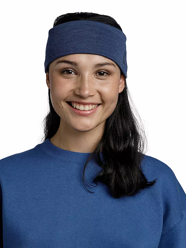 BUFF | Fascia Merino Wide | Blu scuro