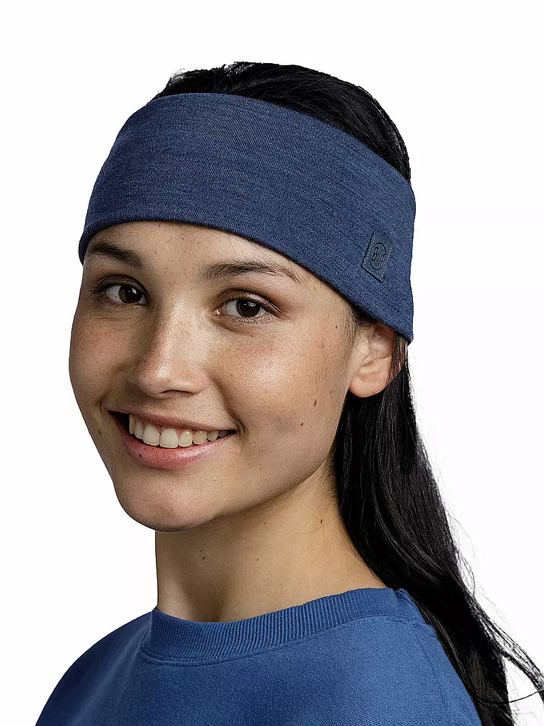 BUFF | Fascia Merino Wide | Blu scuro