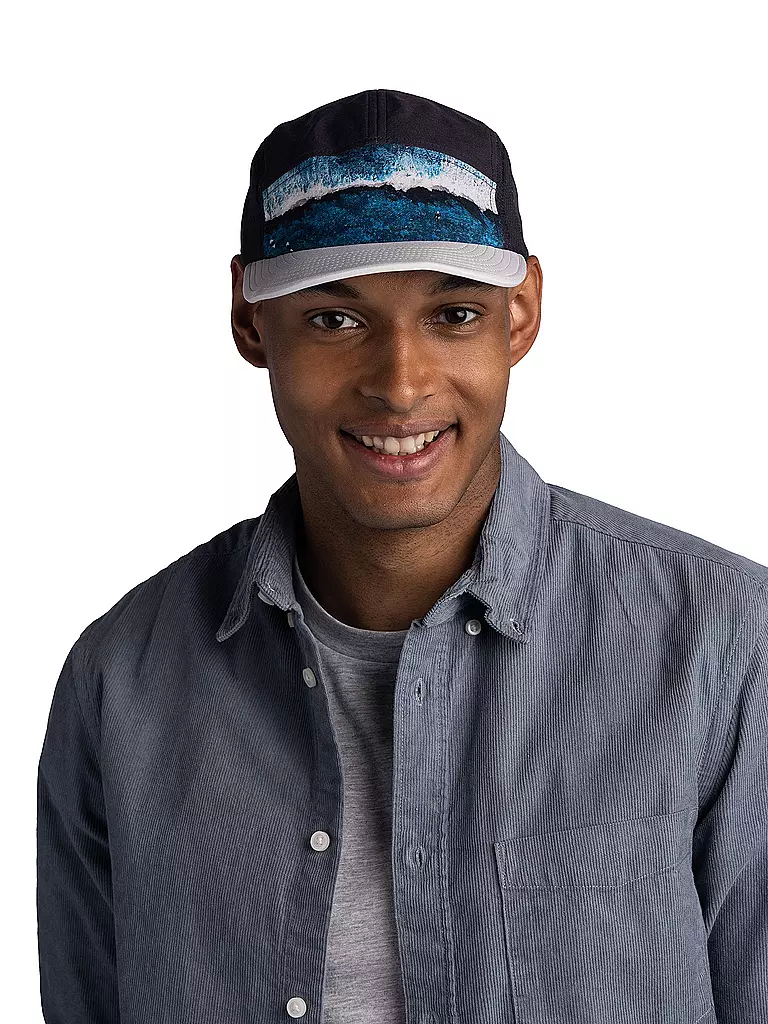 BUFF | Kappe Run Cap 5-Panel | Blu scuro