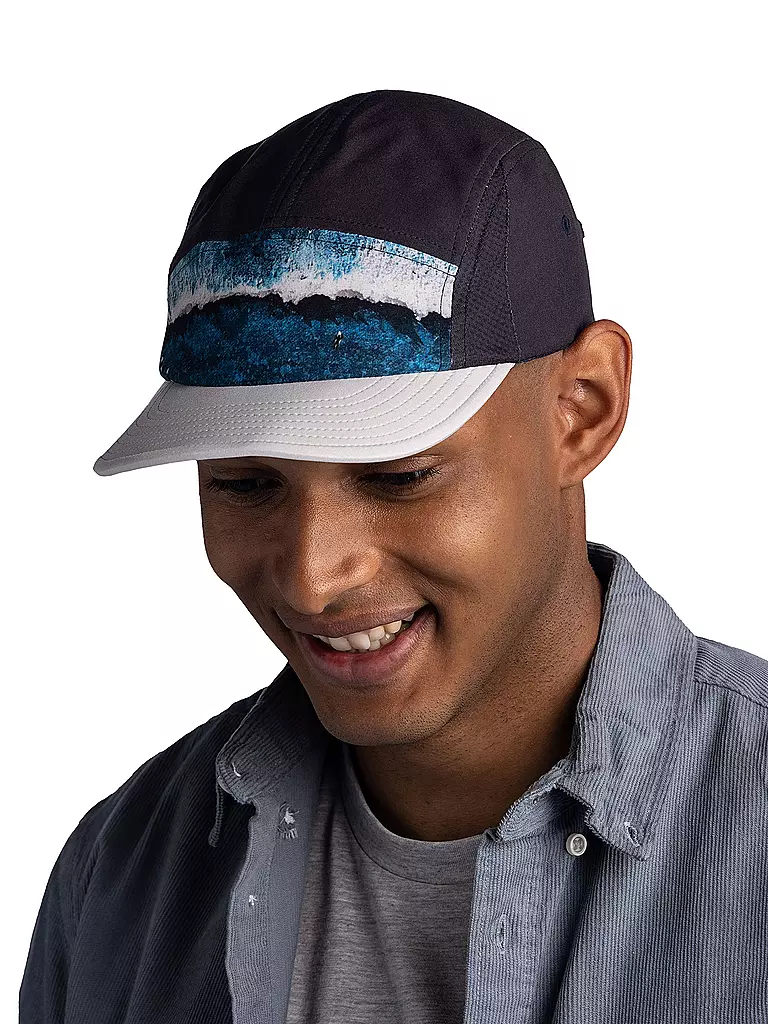 BUFF | Kappe Run Cap 5-Panel | Blu scuro
