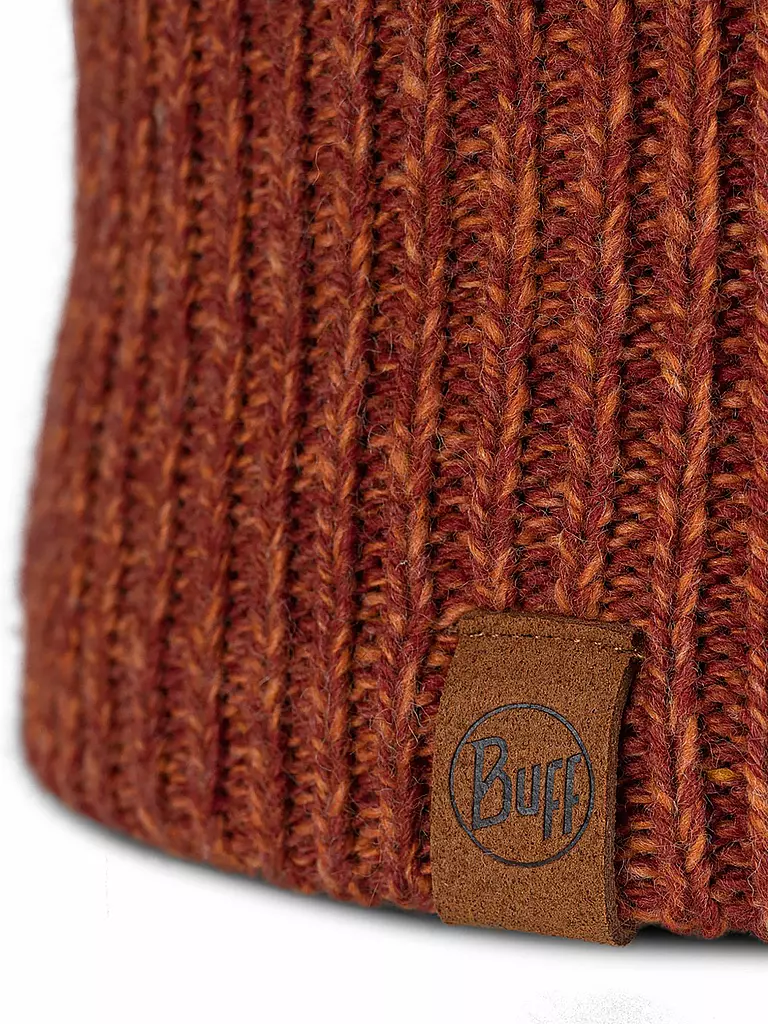 BUFF | Mütze Lyne Knitted | Rosso scuro