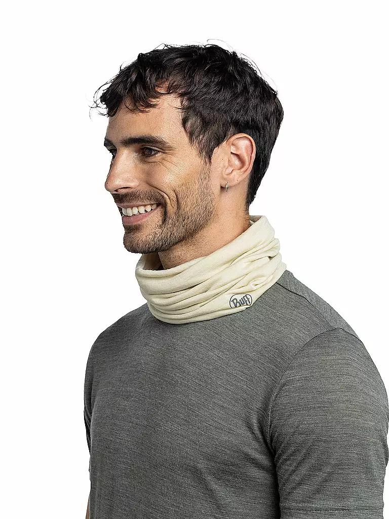 BUFF | Scaldacollo Multifunzionale in Lana Merino Leggera | Beige