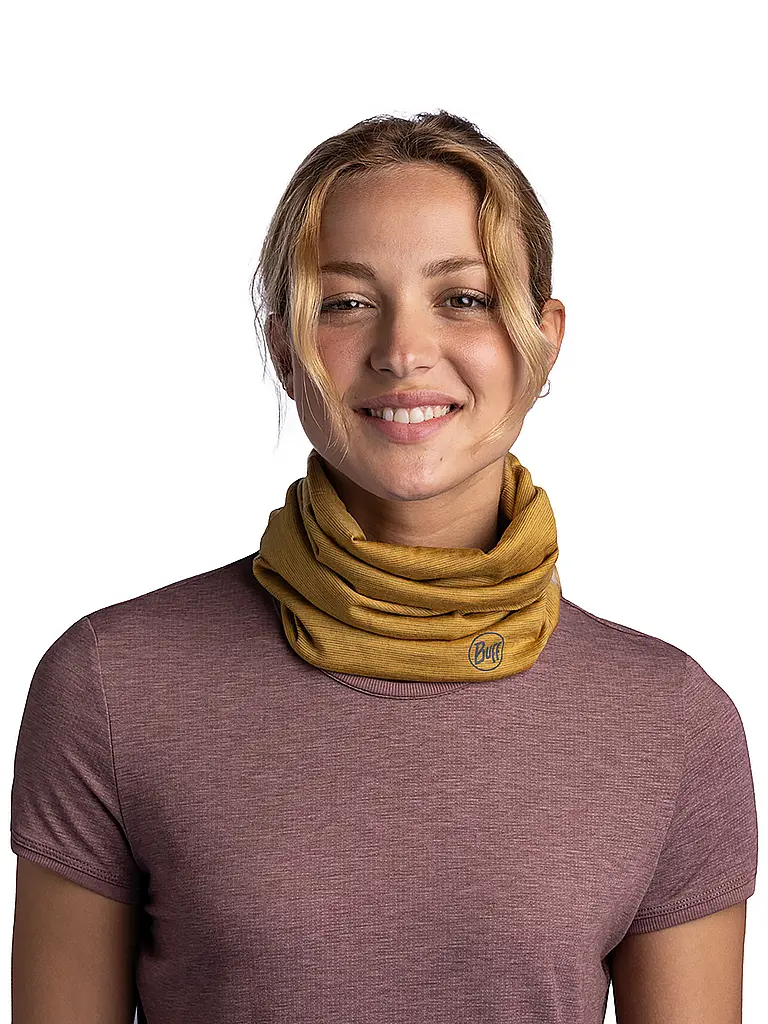 BUFF | Scaldacollo multifunzione Lightweight Stripes | Senape