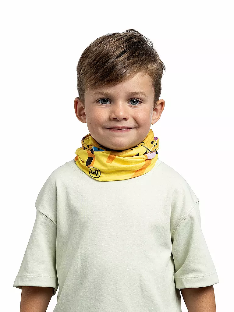 BUFF | Scaldacollo multifunzione per bambini Coolnet UV+ | Giallo