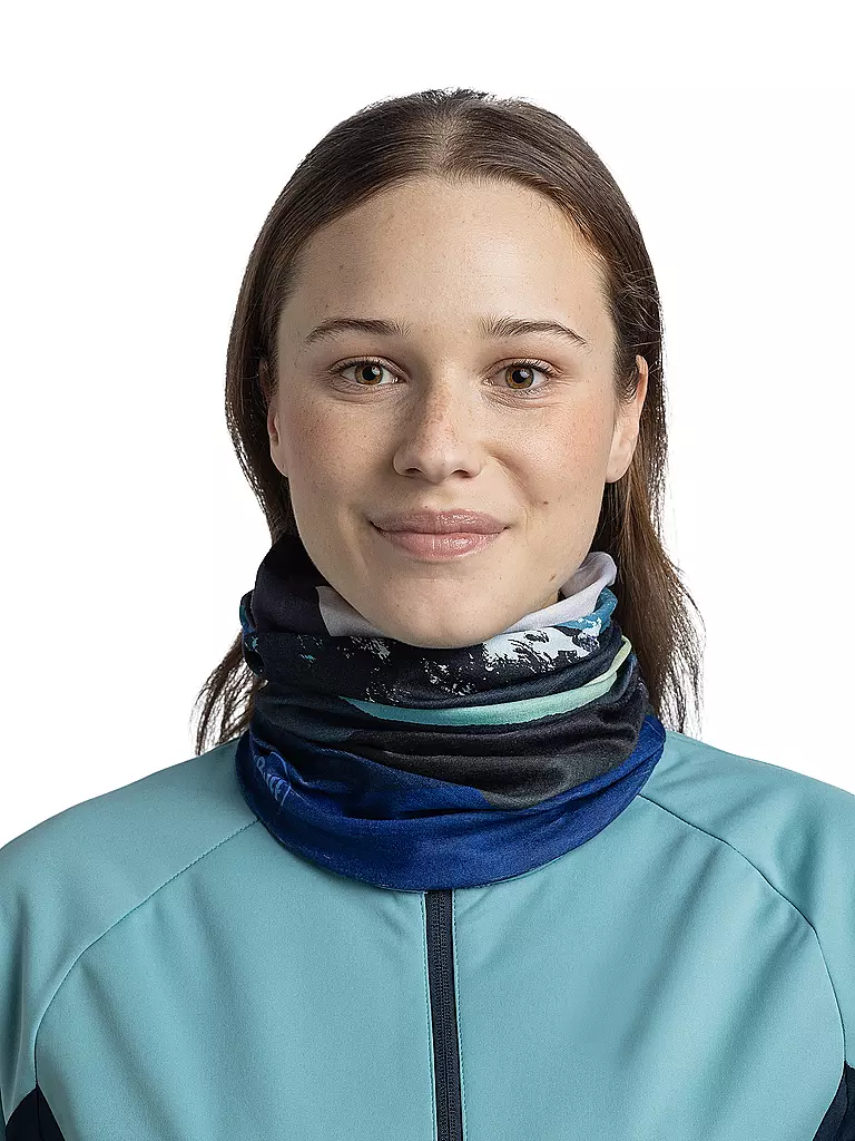 BUFF | Scaldacollo multifunzione Thermonet | Blu scuro