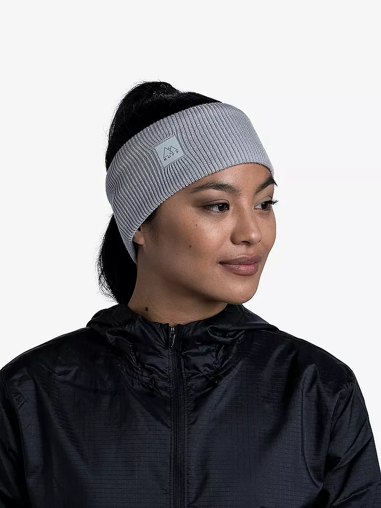 BUFF | Stirnband CrossKnit | Grigio chiaro
