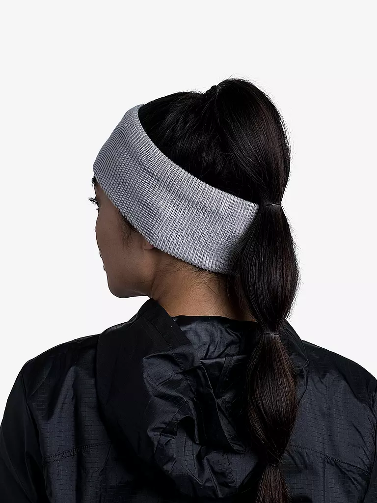 BUFF | Stirnband CrossKnit | Grigio chiaro