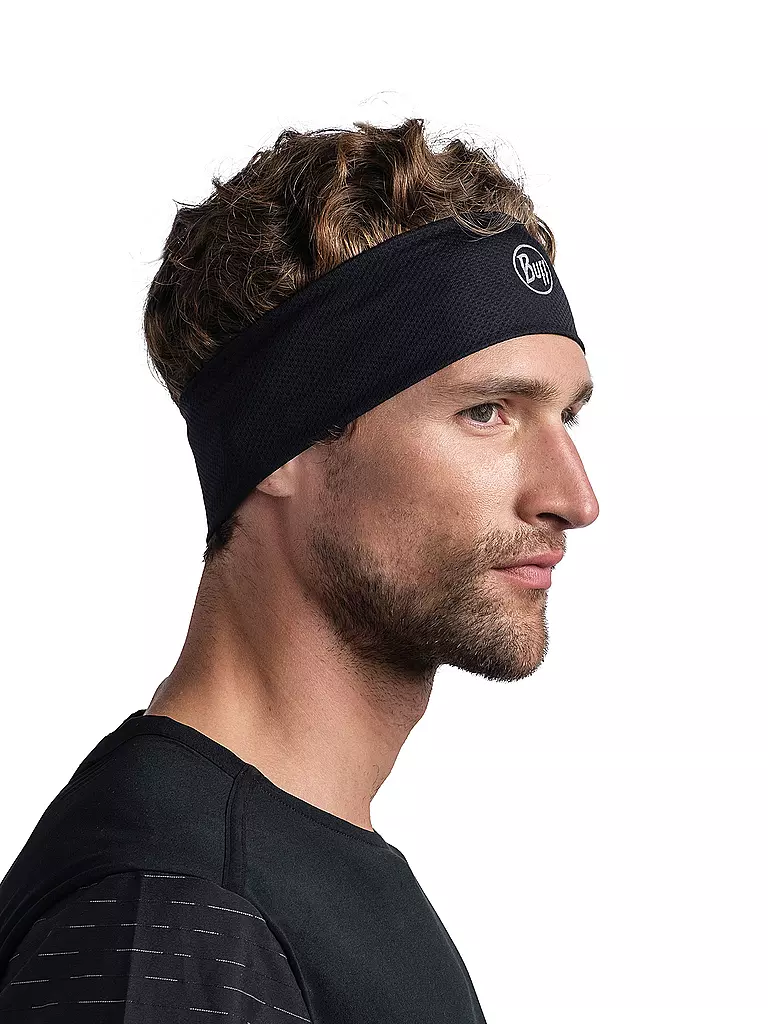 BUFF | Stirnband Reflective Fastwick R-Solid Black | Grigio