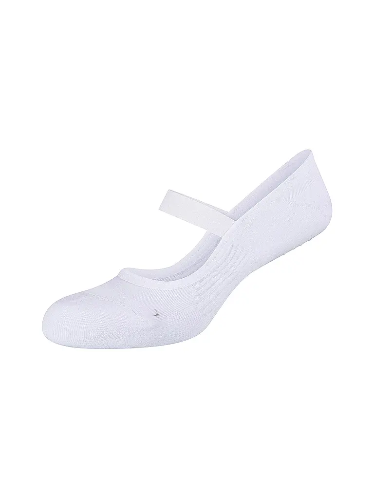 CAMANO |  Damen Yoga Footies 1er Pkg.  | Bianco