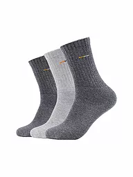 CAMANO | Calzini sportivi unisex, confezione da 3 | Grigio