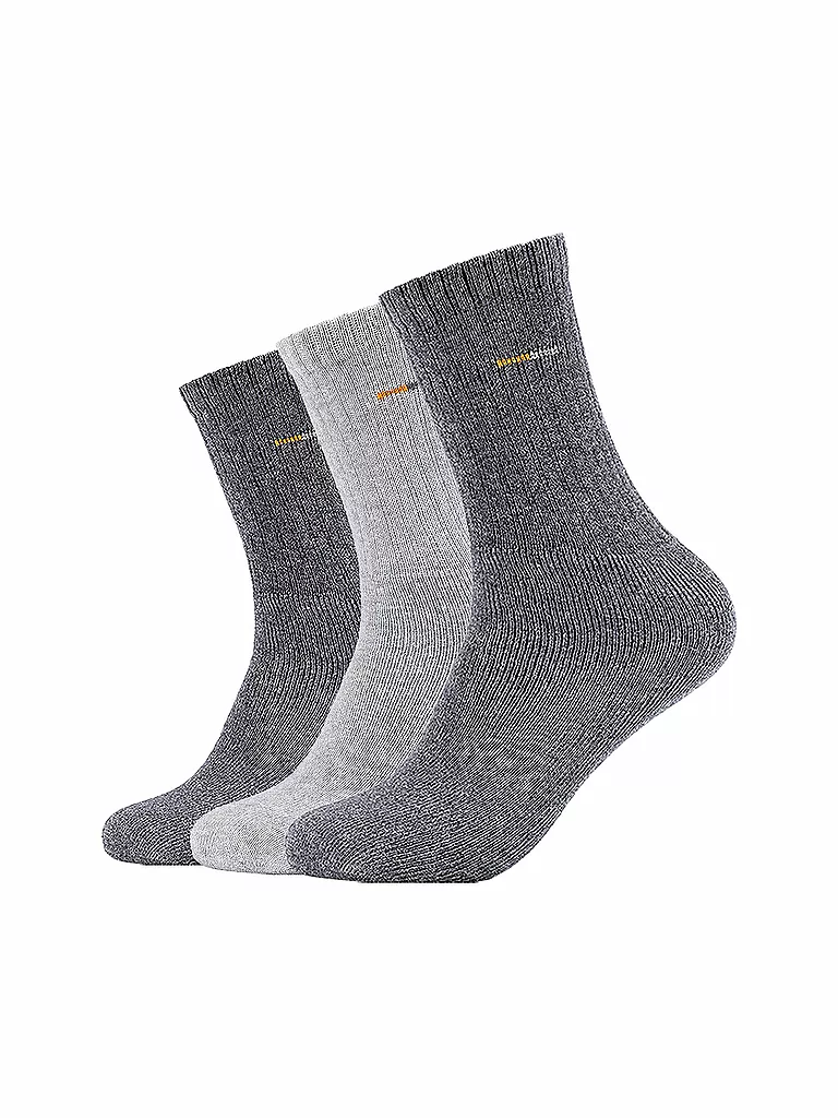 CAMANO | Calzini sportivi unisex, confezione da 3 | Grigio