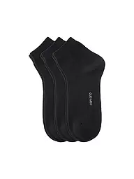 CAMANO | Calzini sneaker da uomo, confezione da 3 | Nero