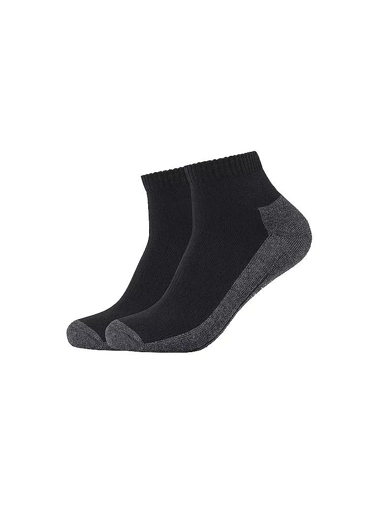 CAMANO | Kurzsocken Sport Quarter Coolmax 2er Pkg. | Nero