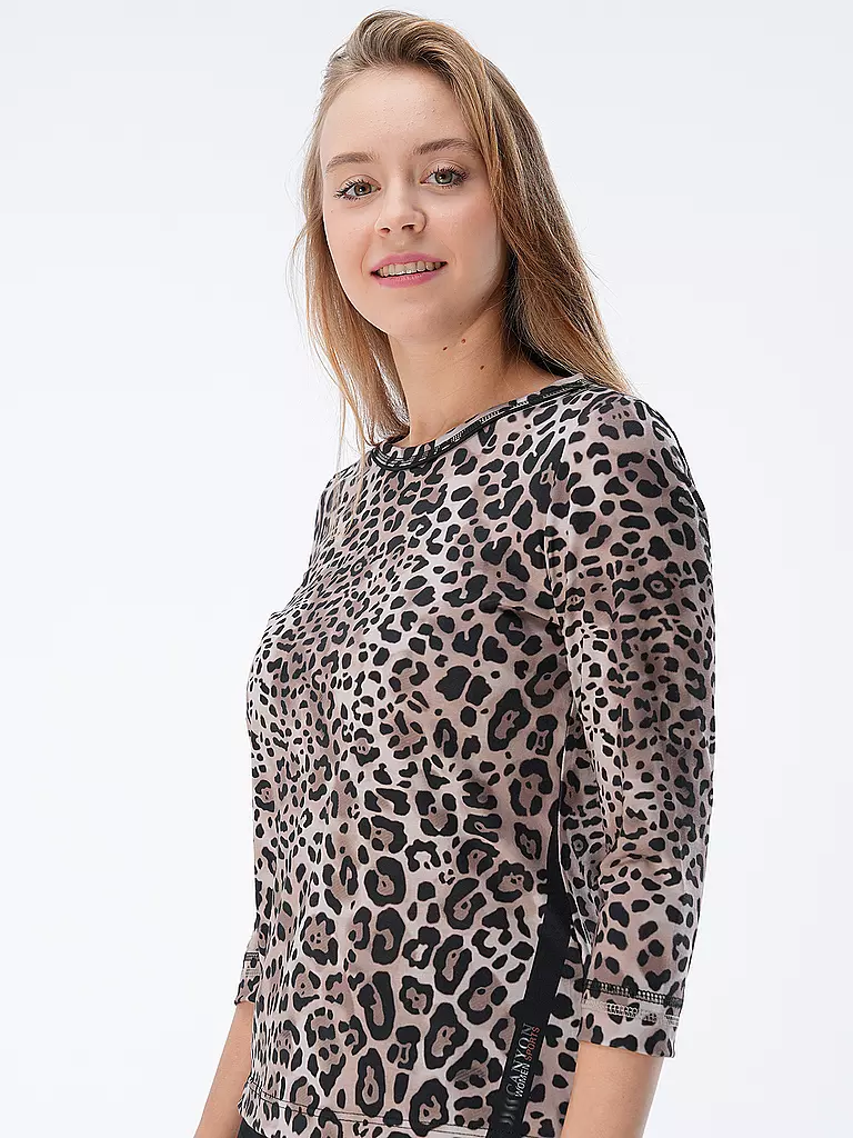 CANYON | Damen T-Shirt Leo 3/4 | Cammello