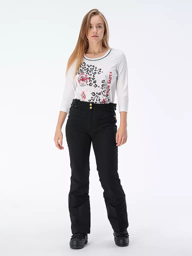 CANYON | Damen T-Shirt Leo Print | Bianco