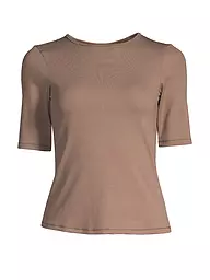 CASALL | Damen Fitnessshirt Rib | Cammello